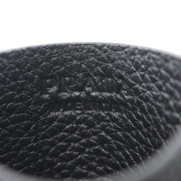 PRADA Black Leather Card Holder - Picture 5 of 6